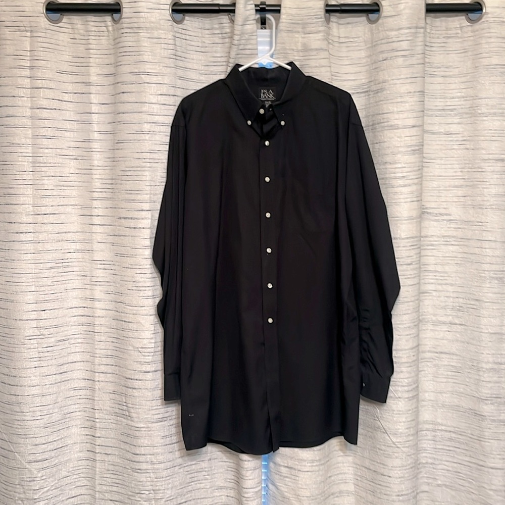A black dress shirt from JOS. A. Bank is a classic and versatile piece
